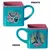 Caneca Cubo Amigas High Five 300ml em Cerâmica Zona Criativa