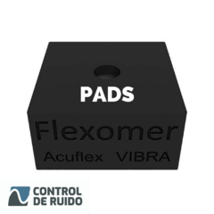 Pad antivibratorio para piso