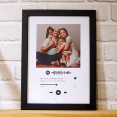 Quadro Nós Spotify - Pela Lente de Maria