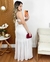 Vestido Branco Decote na internet