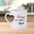 Caneca Personalizada com Nome ou Frase - Alça Coração - comprar online