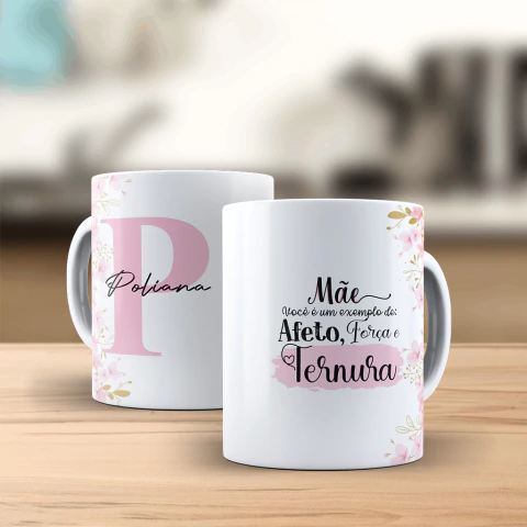 Caneca Personalizada para Mães - Alfabeto - Tudo a Ver | Presentes Personalizados