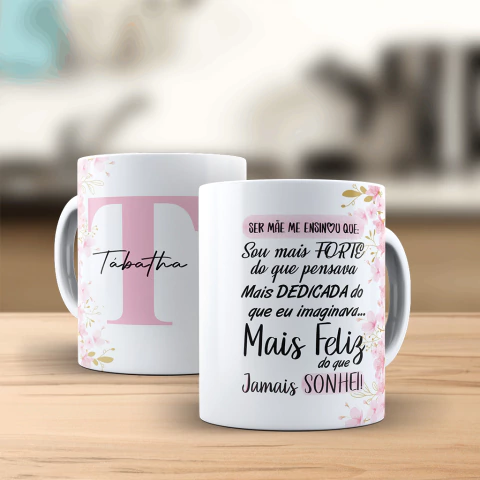 Caneca Personalizada para Mães - Alfabeto - comprar online