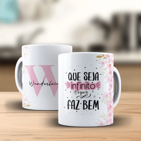 Caneca Personalizada para Mães - Alfabeto - loja online