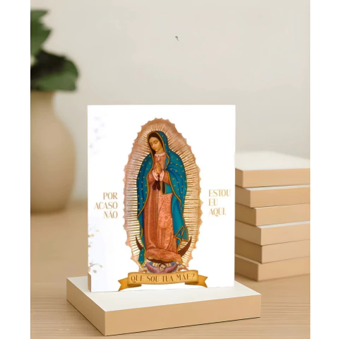 Ícone de Mesa Nossa Senhora de Guadalupe - MDF
