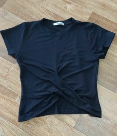 CROPPED VISCOLYCRA TRANSPASSADO PRETO TAM. G - comprar online