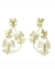 Brinco Gota Maxi Borboletas - Banho Ouro 18K