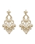 Brinco Mosaico Zircônias - Banho Ouro 18K