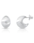 Brinco Argola Everyday Wide - Banho de Ródio Branco Fosco - comprar online