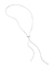 Colar Gravatinha Basic Matte - Banho de Ródio Branco Fosco - comprar online