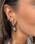 Ear Hook Bola - Banho Ouro 18K - Marina Gallati