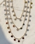Colar Triplo Medalhas - Banho Ouro 18K - Marina Gallati