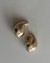 Brinco Gota Abaulada Tam.: M - Banho Ouro 18K - Marina Gallati