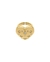 Anel Coração Pontos Zirconias - Banho Ouro 18K - comprar online