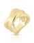 Anel Mix Matte - Banho Ouro 18K Fosco - comprar online