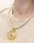 Pingente Espiral - Banho Ouro 18K na internet