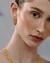Argola Bubble Tam.: M - Banho Ouro 18K - comprar online