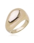 Anel Oval Curve - Banho Ouro 18K