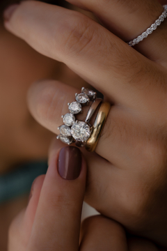 Anel Solitário Moissanite - Prata925
