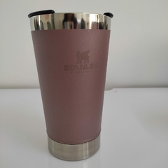 Imagem do Copo térmico de garrafa Stanley de aço inoxidável de 473 ml com tampa para água fria e morna