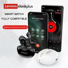 Imagem do 2022 novo original lenovo x16 fone de ouvido bluetooth 5.2 tws fones de ouvido sem fio estéreo esportes gancho fone de ouvido com microfone duplo hd
