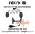 Auricular Bluetooth Para Casco De Moto Fox Fx32. Nuevo - comprar online