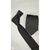Gravata Adulta Preta/Preto (Fosca/Oxford) - Gold tie Gravataria