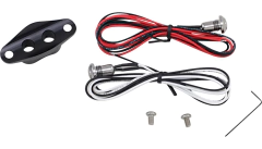 Interruptores botón doble - Negro "Drag Specialties" 0616-0205