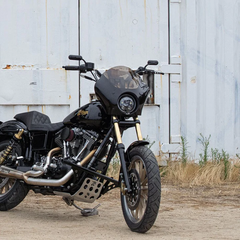 Filtro de aire negro con aletas HD CV Carbs & EFI "Tc bros" (109-0124) - tienda en línea