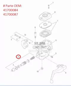 Kit de reconstrucción del cilindro maestro delantero - doble disco XL 14-19 "DS" (1731-0418) - comprar en línea