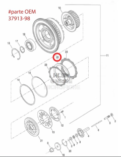 Discos metálicos de clutch "Drag Specialties" (1131-0429) - comprar en línea