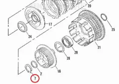 Seguro de retención cubo de embrague XL "Eastern Motorcycle Parts" (DS-188037) - comprar en línea