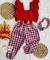 MACACAO ROMPER XADREZ ARIELLY - GIGANTE BABY