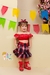 Imagem do CONJ SAIA DAXREZ BABY C/TIARA ARIELLY