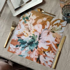 Plato de sitio papel pack x24