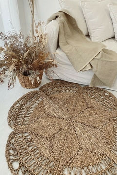 alfombra flor 120cm
