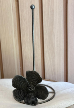 Porta rollo flor platil - comprar online
