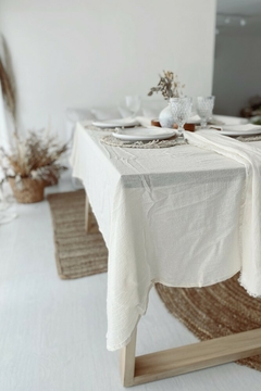 Mantel gasa blanco (Ver medidas)