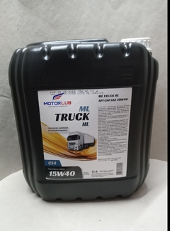Óleo API CI4 SAE 15w40 ML Truck HL caminhão - 20L - MotorLub