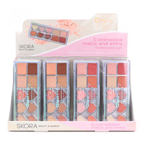 Sombras para ojos combinadas x 10 tonos