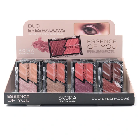Sombras para ojos 2 tonos.