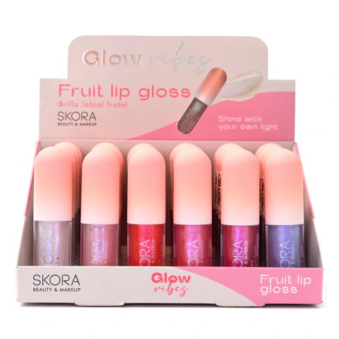Brillo labial fruta