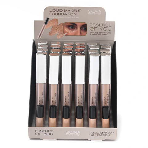 Maquillaje fluido con aplicador