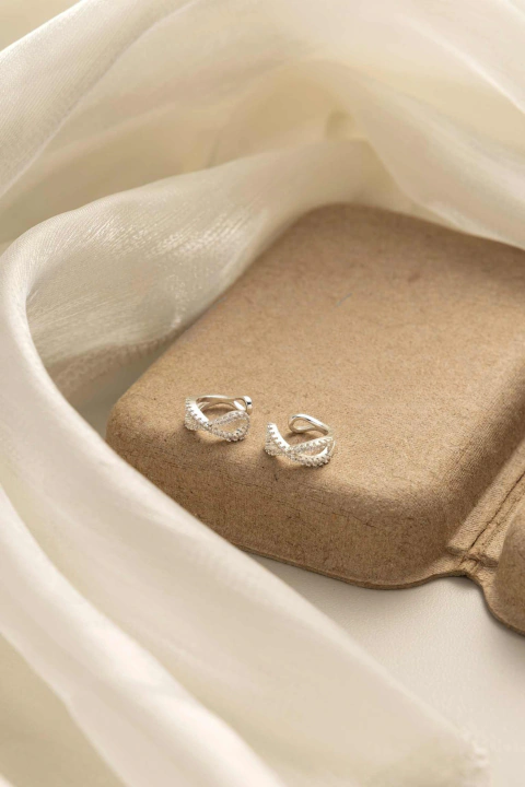 ARO Cuff Bronce Blanco con Micropavé x6 Unidades (4)