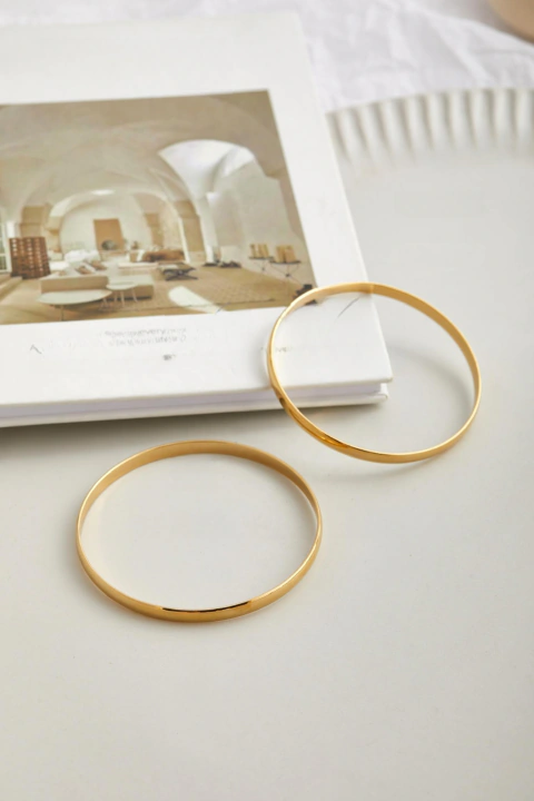 PULSERA Acero Dorado Esclava Nro 5