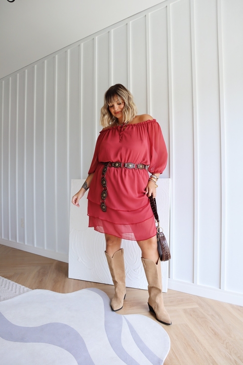 Vestido Ariana Rouge