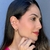 piercing fake folheado prata 