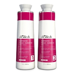 ESCOVA PROGRESSIVA LET ME BE SUPREME MASK KERATIN 2x1L