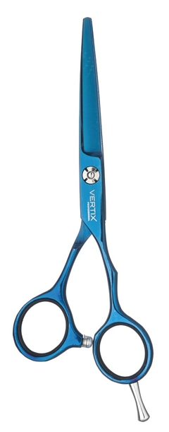 TESOURA VERTIX BLUE TITANIUM FIO LASER 5,5"