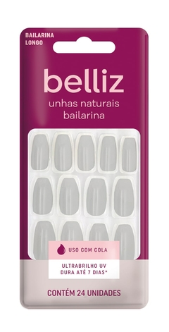 UNHA POSTICA BELLIZ NATURAIS BAILARINA C/24